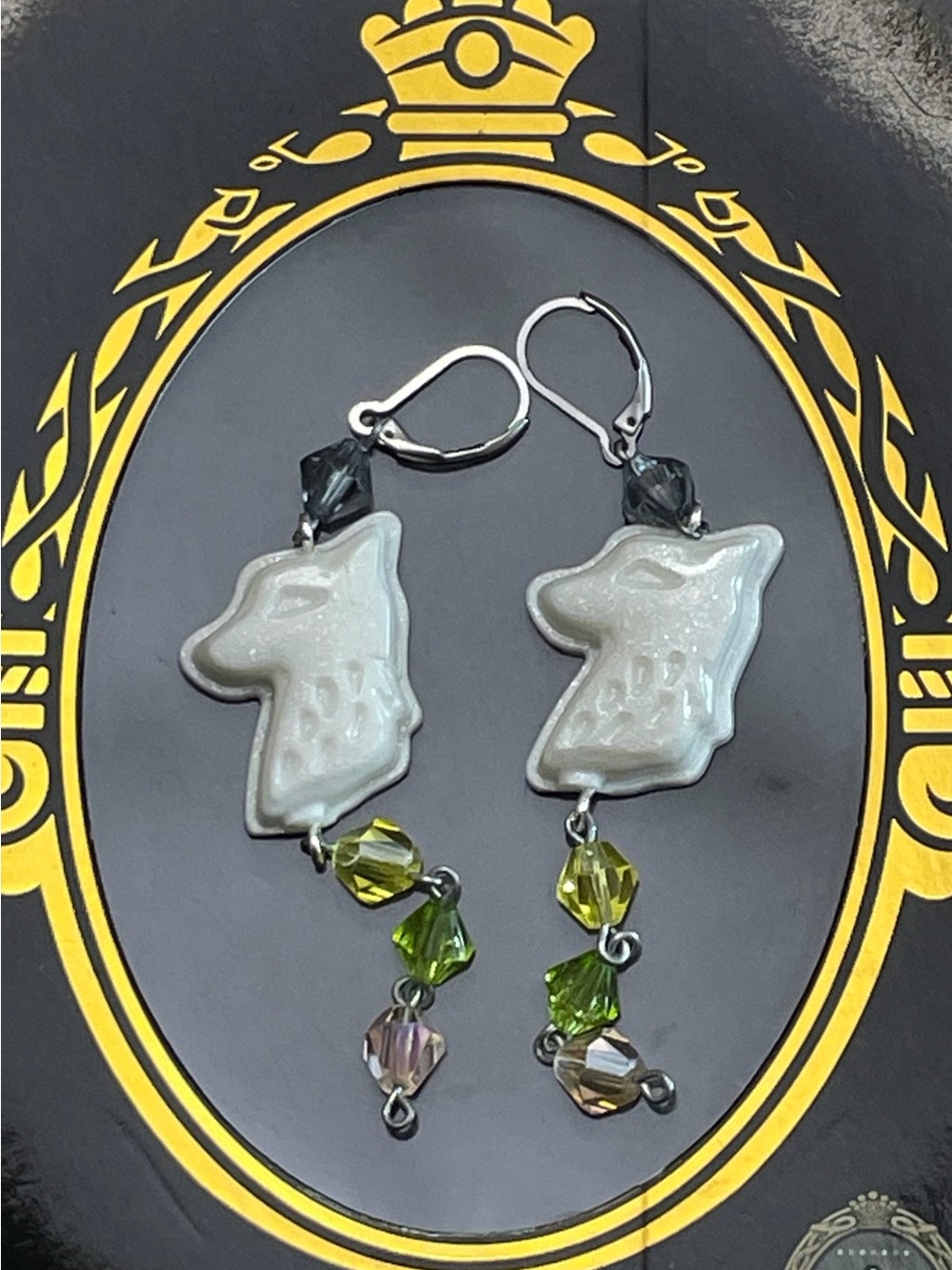Twisted Wonderland Jack Howl Inspired Groovy Candy Earrings (Gala Couture)